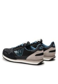 Emporio Armani Sneakersy X4X537 XN730 S432 Granatowy. Kolor: niebieski. Materiał: materiał #5