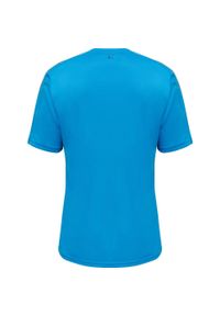 Koszulka piłkarska z krótkim rękawem męska Hummel Core XK Poly Jersey S/S. Kolor: niebieski. Materiał: jersey. Długość rękawa: krótki rękaw. Długość: krótkie. Sport: piłka nożna #2