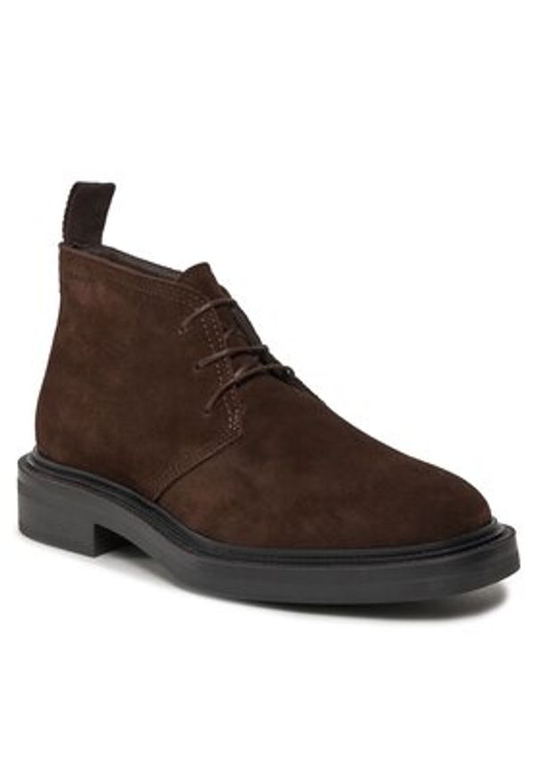 GANT - Gant Trzewiki Fairwyn Mid Boot 27643407 Brązowy. Kolor: brązowy. Materiał: skóra