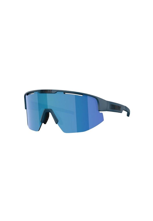 BLIZ - Okulary przeciwsłoneczne Bliz Matrix matte blue/brown mirror blue. Kolor: brązowy, wielokolorowy, niebieski. Sport: kolarstwo, narciarstwo