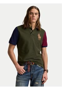 Polo Ralph Lauren Polo 710958777001 Zielony Classic Fit. Typ kołnierza: polo. Kolor: zielony. Materiał: bawełna