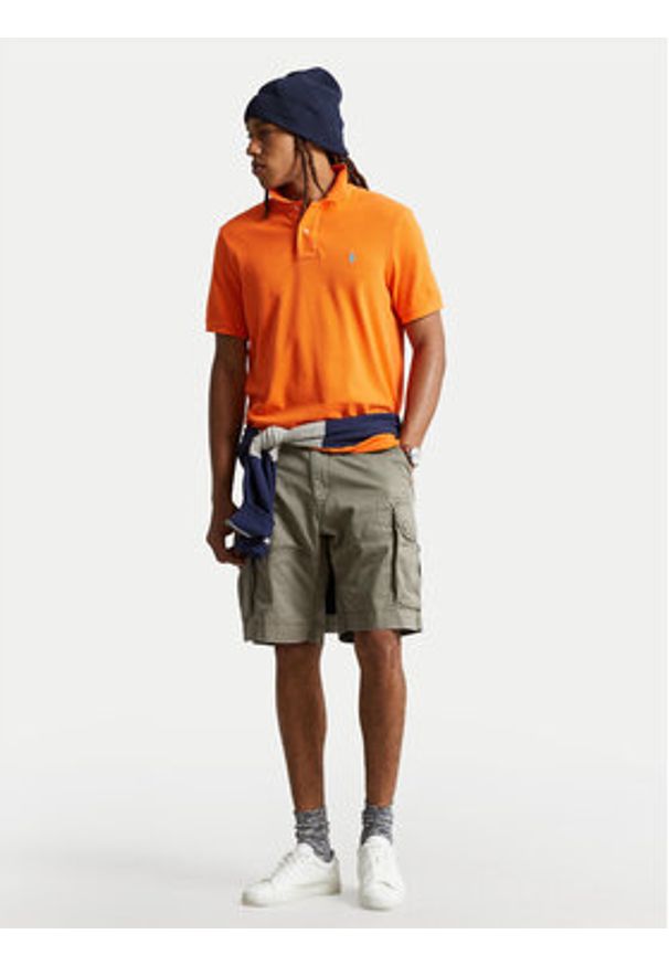 Polo Ralph Lauren Szorty materiałowe 710548502003 Khaki Classic Fit. Kolor: brązowy. Materiał: bawełna