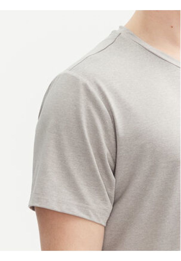 Aulp T-Shirt Tommy Szary Regular Fit. Kolor: szary. Materiał: syntetyk