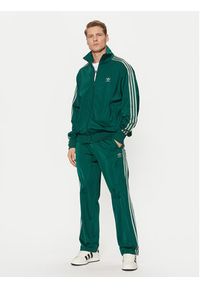 Adidas - adidas Bluza adicolor Classics Firebird JP2543 Zielony Loose Fit. Kolor: zielony. Materiał: syntetyk #5