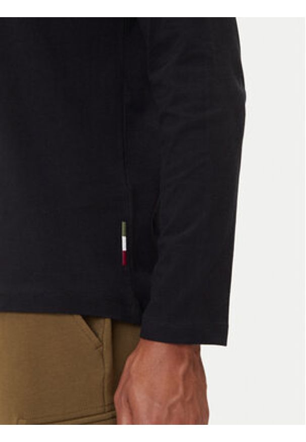 Aeronautica Militare Longsleeve 252TS2468UJ00703 Czarny Regular Fit. Kolor: czarny. Materiał: bawełna. Długość rękawa: długi rękaw