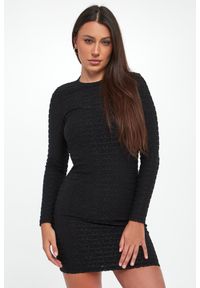 Sukienka logowana mini DKNY. Długość: mini #3