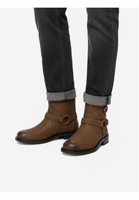 G-Star RAW - G-Star Raw Botki CEO-WI45-CHRISTIAN-01 Brązowy. Kolor: brązowy. Materiał: nubuk, skóra #9