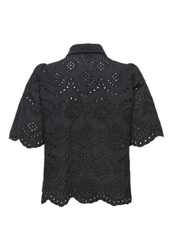 only - ONLY Koszula Valais 15351106 Czarny Regular Fit. Kolor: czarny. Materiał: bawełna