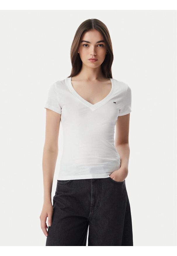 Tommy Jeans Komplet t-shirtów DW0DW23160 Kolorowy Slim Fit. Materiał: bawełna. Wzór: kolorowy