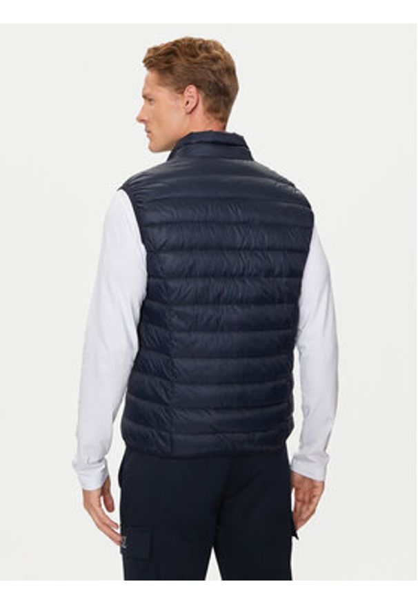 EA7 Emporio Armani Kamizelka 8NPQ06 PNGPZ 1562 Granatowy Regular Fit. Kolor: niebieski. Materiał: syntetyk