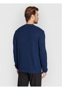 Sisley Sweter 109KS100X Niebieski Regular Fit. Kolor: niebieski. Materiał: syntetyk #4