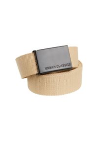 Urban Classics - Męski Pasek Płócienny. Kolor: wielokolorowy, beżowy, czarny