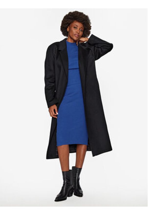 Vero Moda Sweter 10290675 Niebieski Slim Fit. Kolor: niebieski. Materiał: syntetyk