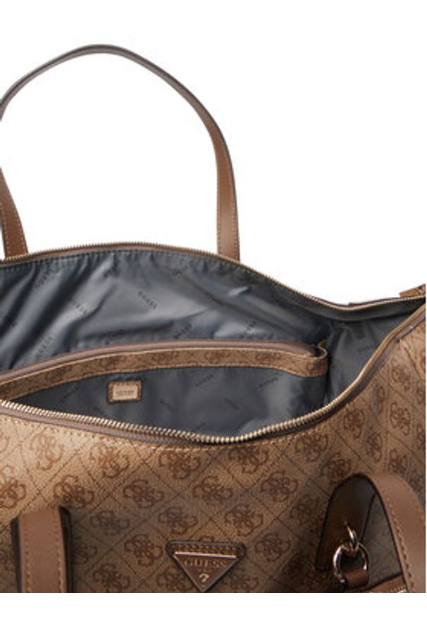 Guess Torba weekendowa Latona Travel TWHB92 11017 Brązowy. Kolor: brązowy. Materiał: skóra