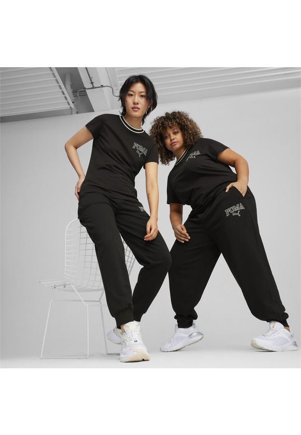 Koszulka sportowa damska Puma Squad Tee. Kolor: czarny. Długość rękawa: krótki rękaw. Długość: krótkie