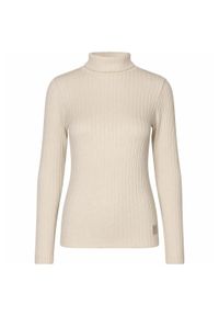 KINGSLAND - Sweter damski Kingsland Vikula. Kolor: biały, beżowy, wielokolorowy. Materiał: polar. Sezon: zima #1