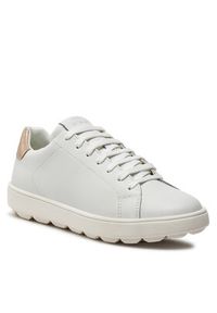 Geox Sneakersy D Spherica Ecub-1 D45WEA 09BNF C1327 Biały. Kolor: biały. Materiał: skóra #5