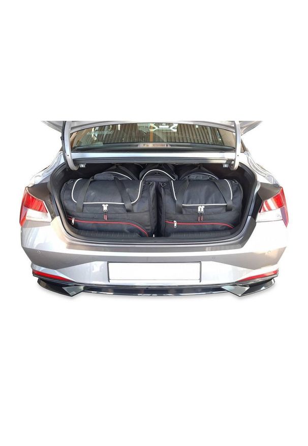KJUST - Torby Do Bagażnika Hyundai Elantra 2021+ 5Szt Kjust. Kolor: czarny. Styl: sportowy