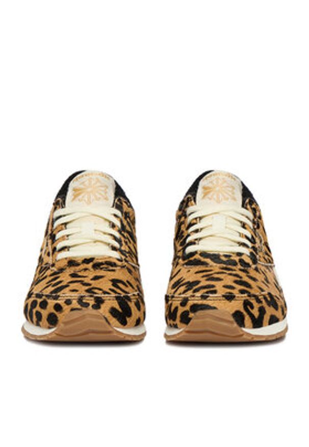 Reebok Sneakersy EO-CLASSIC AZ 100255853 Brązowy. Kolor: brązowy. Materiał: skóra. Model: Reebok Classic