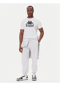 Kappa T-Shirt Authentic 361N6QW Biały Regular Fit. Kolor: biały. Materiał: bawełna