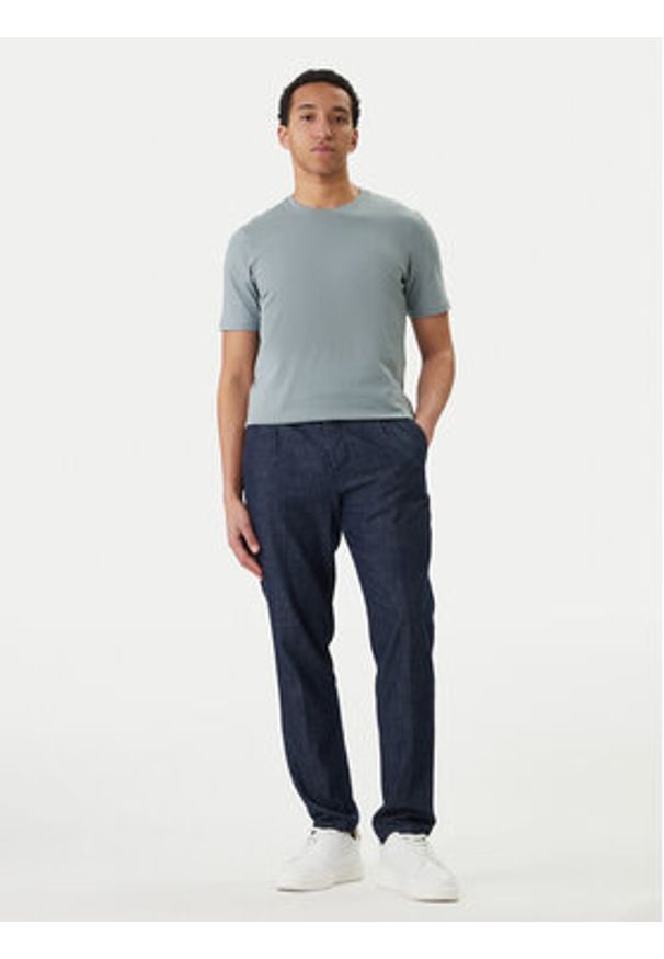 Bugatti T-Shirt 8350-15040E Zielony Regular Fit. Kolor: zielony. Materiał: bawełna