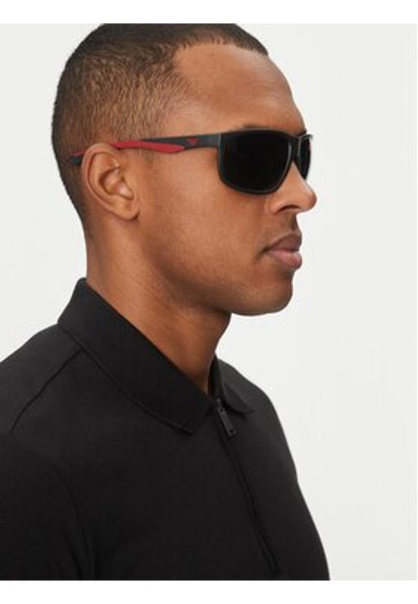 Emporio Armani Okulary przeciwsłoneczne 0EA4199U Czarny. Kolor: czarny
