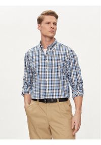 TOMMY HILFIGER - Tommy Hilfiger Koszula MW0MW34651 Niebieski Slim Fit. Kolor: niebieski. Materiał: bawełna #1