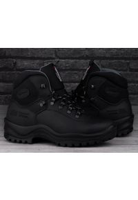 Buty męskie trekkingowe górskie Grisport NERO DAKAR. Kolor: czarny. Materiał: tkanina, skóra, materiał, syntetyk
