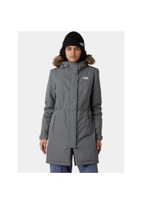 Płaszcz Zimowy Damski The North Face W Zaneck. Kolor: szary. Materiał: puch. Sezon: zima. Sport: turystyka piesza #1