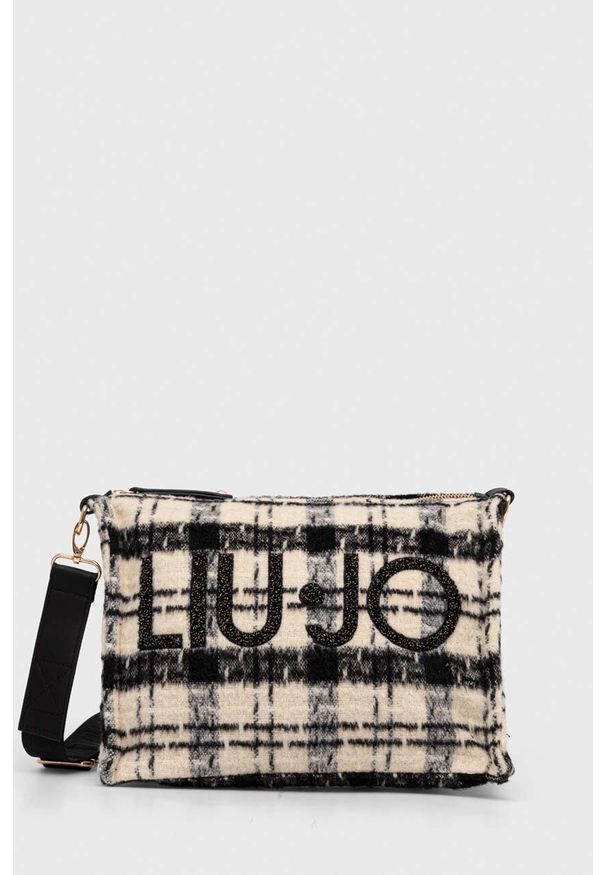 Liu Jo torebka kolor czarny. Kolor: czarny. Rodzaj torebki: na ramię