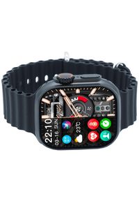 KIANO - Smartwatch Kiano Watch Solid black. Rodzaj zegarka: smartwatch. Materiał: materiał. Styl: casual, sportowy