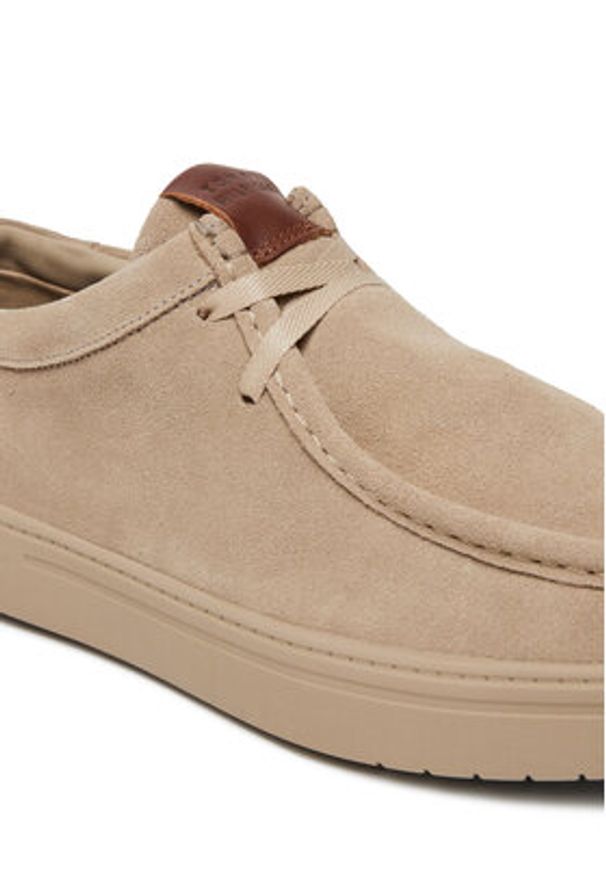 TOMMY HILFIGER - Tommy Hilfiger Półbuty Modern Light Suede Moc Toe Shoe FM0FM05501 Beżowy. Kolor: beżowy. Materiał: zamsz, skóra