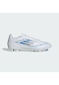Adidas - Buty F50 League FG/MG. Kolor: szary, biały, wielokolorowy. Materiał: materiał. Sport: piłka nożna #1