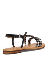 Geox Sandały D Sozy S D65LXA 0KFKY C0067 Czarny. Kolor: czarny. Materiał: skóra #6