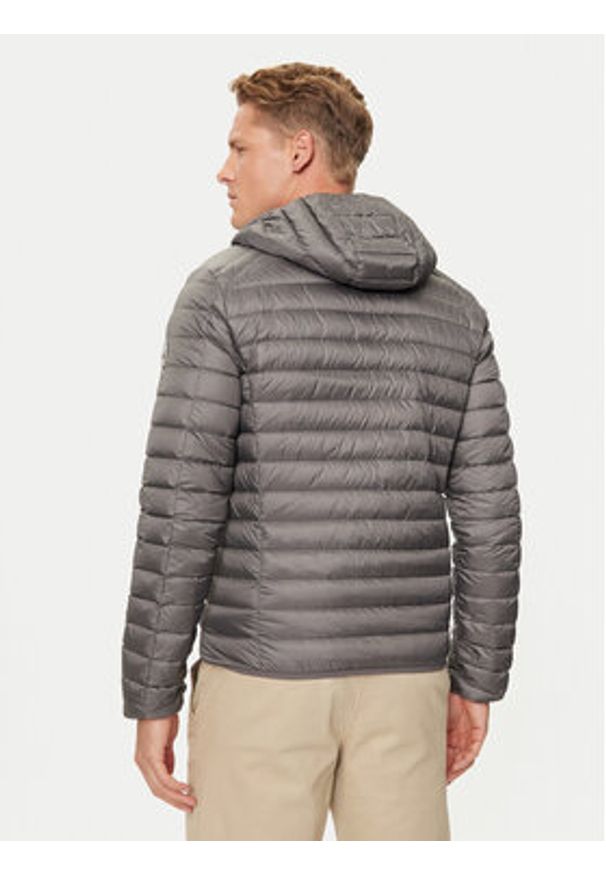 Jott Kurtka puchowa Nico P000MDOW01 Szary Slim Fit. Kolor: szary. Materiał: syntetyk