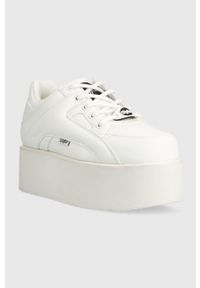 Buffalo sneakersy 1330-6 kolor biały 1633035. Zapięcie: sznurówki. Kolor: biały. Obcas: na platformie #5