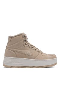 Sneakersy Kappa. Kolor: beżowy