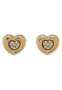 Guess Kolczyki JUBE05 466JW Złoty. Materiał: metalowe. Kolor: złoty