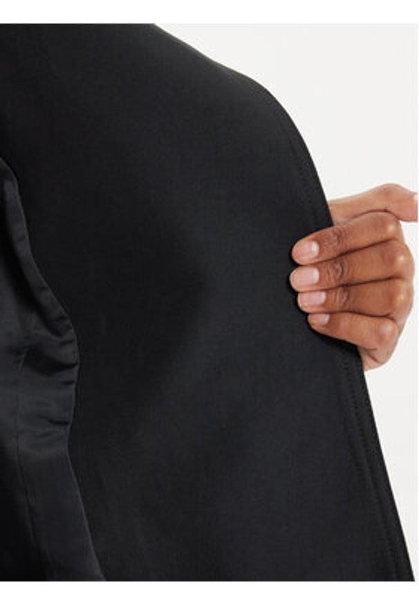 Morgan Trencz 242-GZIMA Czarny Slim Fit. Kolor: czarny. Materiał: bawełna, syntetyk