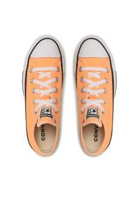 Converse Trampki Chuck Taylor All Star Ox A04393C Pomarańczowy. Kolor: pomarańczowy. Materiał: materiał #2