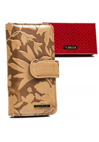 4U CAVALDI - Portfel damski 4U Cavaldi PX34-DSF brązowy. Kolor: brązowy. Materiał: skóra
