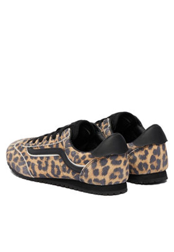 Vans Sneakersy Super Lowpro VN000E89YS51 Brązowy. Kolor: brązowy. Materiał: skóra, zamsz