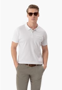 Volcano - Klasyczna polówka O-MARON. Okazja: na co dzień. Typ kołnierza: kołnierzyk klasyczny, polo. Materiał: prążkowany, dzianina, materiał, bawełna. Styl: klasyczny #1