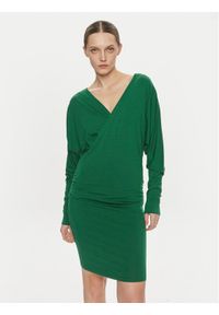 Silvian Heach Sukienka codzienna PGA22394VE Zielony Slim Fit. Okazja: na co dzień. Kolor: zielony. Materiał: wiskoza. Typ sukienki: proste. Styl: casual