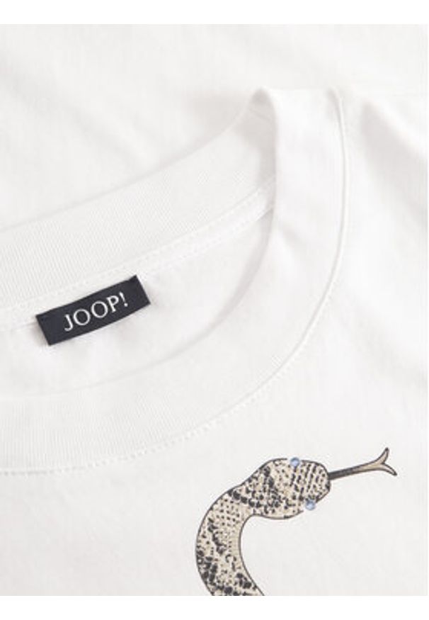 JOOP! T-Shirt 30045271 Biały Regular Fit. Kolor: biały. Materiał: bawełna