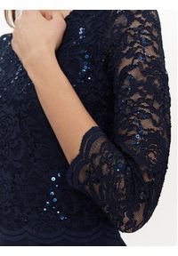 Swing Sukienka koktajlowa 5AI08900 Granatowy Regular Fit. Kolor: niebieski. Materiał: syntetyk. Styl: wizytowy #5