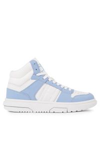 Tommy Jeans Sneakersy The Brooklyn Mid Top EN0EN02561 Niebieski. Kolor: niebieski #1