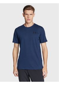 Under Armour T-Shirt Ua Sportstyle 1326799 Granatowy Loose Fit. Kolor: niebieski. Materiał: bawełna #1