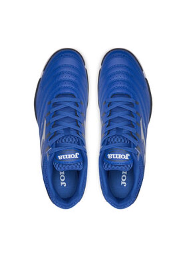 Joma Buty do piłki nożnej Maxima Indoor MAXW2404IN Niebieski. Kolor: niebieski. Materiał: skóra