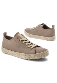 Big-Star - Trampki damskie Big Star, cholewka z materiału tekstylnego klasyczne sznurowanie zaokrąglony nosek, brązowe, TT274099. Zapięcie: sznurówki. Kolor: brązowy. Materiał: materiał. Szerokość cholewki: normalna. Styl: klasyczny #4